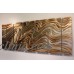 Huge Abstract Painted Silver/Gold Metal Wall Art - Mystic Desert XL by Jon Allen 718117180606  351143374116